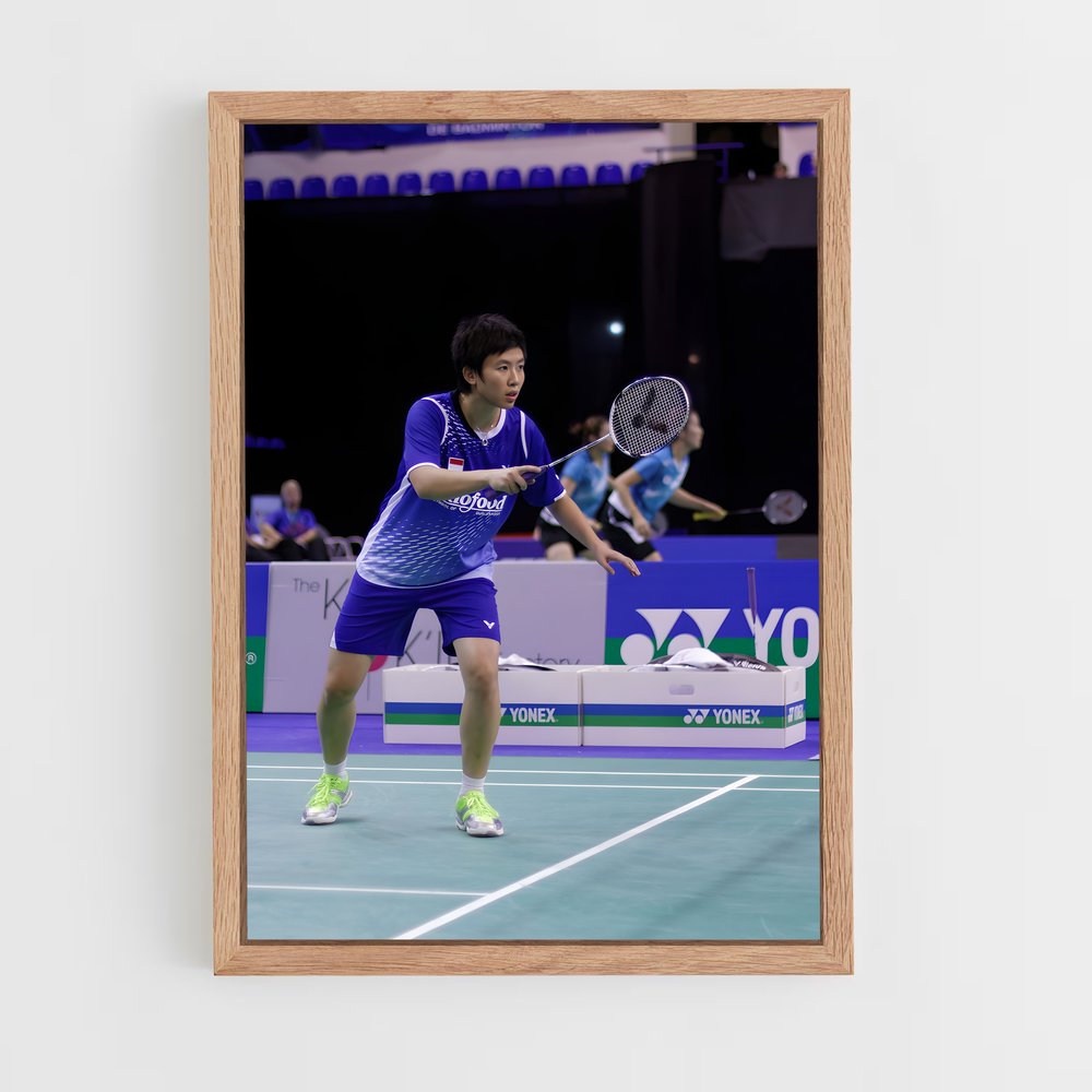 Poster Liliyana tennis – affiche Badminton (vue 4)